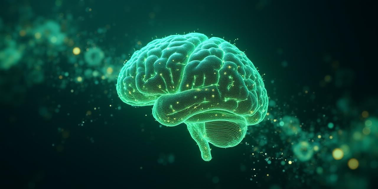 Apstraktna vizualizacija neuronske mreže i strojnog učenja